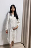 unisunny孕尚哺乳睡裙100%純棉待產(chǎn)裙孕婦睡衣夏季產(chǎn)后月子服孕婦連衣裙 杏色 XL【建議125～145斤】 曬單實(shí)拍圖