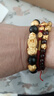 CRD克徠帝貔貅男士手鏈足金轉(zhuǎn)運(yùn)珠黃金手串送男友送父親禮物 4.1g 8#[20cm] 曬單實(shí)拍圖