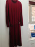 顏域復古高級感連衣裙春冬季2025新款女裝優(yōu)雅紅色氣質(zhì)小香風(fēng)裙子 紅色 XL 曬單實(shí)拍圖