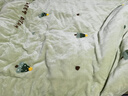 無(wú)印良品冬季加厚牛奶絨被套單人150x200雙面珊瑚法蘭加絨被罩200x230套件 圣誕樹(shù)綠【A類(lèi)牛奶絨面料】 1.8m床單款四件套-被套 200cm*230cm 曬單實(shí)拍圖