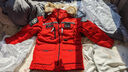 波司登（BOSIDENG）極地極寒90鵝絨短款羽絨服男女情侶款工裝毛領(lǐng)保暖外套 新年紅1215 L 170/92A 曬單實(shí)拍圖