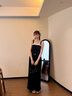 獨(dú)束大碼女裝拼接撞色氣質(zhì)顯瘦套裝2025春季新品吊帶休閑褲兩件套 褲子 XL (尺碼：3) 曬單實(shí)拍圖