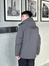 Scofield【防水90鵝絨】男裝24年冬季新款時(shí)尚休閑保暖連帽羽絨服 深灰色 L (175) 曬單實(shí)拍圖