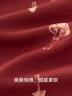 乖奇熊嬰幼兒內(nèi)衣套裝春秋季居家服過(guò)年男女寶寶衣服褲子紅色周歲衣服 曬單實(shí)拍圖