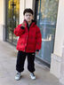 迪士尼男童羽絨服2025新款冬季外套兒童加厚喜慶拜年服寶寶過(guò)年衣服冬裝 紅色紅色-升級款 130 cm （建議身高125cm左右） 曬單實(shí)拍圖