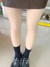 AWMBEL打底褲光腿神器女秋冬裸感加絨春秋肉色大碼絲襪連褲襪水光 200g自然膚踩腳(薄絨5~20℃) 1條 L 【建議120~160斤】 曬單實(shí)拍圖