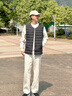 波司登25春疊穿羽絨服男90絨V領防風保暖內搭馬甲背心B250130001 曬單實拍圖