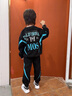 G.DUCKKIDS童裝男童秋裝套裝兒童衣服男孩春秋冬裝加絨加厚馬甲運動裝三件套 綠色兩件套【春秋款】 140尺碼9~10歲【130-140cm】 曬單實拍圖