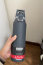 希格（SIGG）不銹鋼保冷保溫水杯一鍵開合男女車載水杯子便攜戶外杯子 深灰藍(lán)500ml【彈性漆 觸摸不涼】 曬單實(shí)拍圖