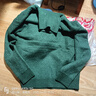 名創(chuàng)優(yōu)品（MINISO）高領(lǐng)毛衣男加絨加厚冬季親膚保暖高級(jí)感寬松內(nèi)搭針織衫 綠 XL  曬單實(shí)拍圖