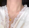 QMXD越南仿沙金四葉草項(xiàng)鏈女生鎖骨鏈吊墜高級(jí)感實(shí)用情人節(jié)520送女友 四葉草項(xiàng)鏈【精美禮盒】 曬單實(shí)拍圖