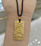 勞梭足金999十二生肖黃金吊墜古法金蛇本命年項鏈生日禮物送女友 兔/金重25克多退少補 曬單實(shí)拍圖