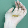中國黃金（CHINA GOLD）黃金莫比烏斯環(huán)情侶對(duì)戒一對(duì)足金活口戒指紀(jì)念七夕情人節(jié)生日禮物 莫比烏斯環(huán)戒指【情侶對(duì)戒】約3.1g 曬單實(shí)拍圖