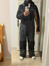 迪卡儂（DECATHLON）冬季戶外運(yùn)動(dòng)防風(fēng)滑雪褲背帶褲寬松保暖防水工裝BIB500 深灰色（新老款隨機(jī)）15000mm防水 L 曬單實(shí)拍圖