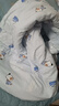 婧麒睡袋嬰兒春秋睡袋一體式防踢被嬰幼新生兒童寶寶保暖防寒 汪汪藍(lán)色【秋冬中厚】 L碼【推薦身高85_105cm】 曬單實拍圖