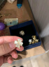 伊黛兒防走光胸針扣女四葉草胸花針扣衣服扣子隱形免縫別針生日禮物女 H078四葉草5件套裝 曬單實(shí)拍圖