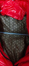 雪中飛【黑曜石鵝絨服】保暖男童中大童新年羽絨服外套女童兒童羽絨服 紅色 160 曬單實拍圖