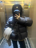GARNUO泡芙龜背黑色短款羽絨服女款冬季2025新款加厚90白鴨絨連帽面包服 黑色 M 【101-115斤】 曬單實拍圖