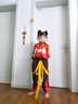 豪牧雷哪吒服  兒童服裝之魔童降世同款衣服cosplay幼兒園舞蹈六一表演 長(cháng)款套裝+火尖槍   贈眉心貼 130 曬單實(shí)拍圖