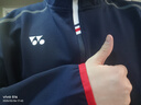 YONEX尤尼克斯yy羽毛球服刺繡外套YOBC3121男女秋冬保暖大賽領(lǐng)獎 男款 YOBC3121 藏青 刺繡標 2XL 尤尼克斯尺碼 XO碼 曬單實(shí)拍圖