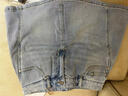 納維凱爾意大利小帆船女士牛仔短褲25夏季新款休閑半身裙褲時(shí)尚顯瘦三分褲 冰水藍 L 曬單實(shí)拍圖