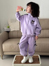 G.DUCKKIDS小黃鴨童裝女童套裝春秋裝2025新款洋氣庫洛米兒童衣服女孩運動服 粉色 110 建議4~5歲【100-110cm】cm 曬單實拍圖