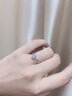DRAGBOLL鉆戒女一克拉人工培育鉆石戒指真鉆石送女友生日七夕情人節(jié)禮物 D色 VS1-1克拉 Pt950鉑金鉆戒（指圈號詢客服） 曬單實拍圖