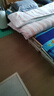 床邊扶手 老人床圍欄防摔起身輔助器 可折疊床邊護(hù)欄不銹鋼家用欄桿防掉床擋板 加厚六擋木紋護(hù)欄（免打孔安裝，3個Z型支架） 曬單實(shí)拍圖
