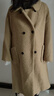 妖精的口袋亮絲復古毛呢外套女2024秋冬新款美拉德甜美中長(cháng)款大衣 溫柔卡其色 M 曬單實(shí)拍圖