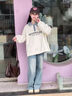G.DUCK KIDS小黃鴨童裝女童套裝春秋連帽衛(wèi)衣兒童衣服洋氣女孩休閑中大童秋裝 藍(lán)色套裝 130碼建議120-130cm7-8歲cm 曬單實(shí)拍圖