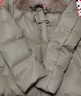 鴨鴨媽媽冬裝羽絨服女短款狐貍毛領(lǐng)中老年人女裝保暖加厚外套50歲衣服 卡其灰色 XL 【建議105-120斤】 曬單實(shí)拍圖