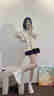 大東女士小白鞋女厚底2025年春秋季透氣運動女鞋增高6-8厘米輕便板鞋子女 酒紅色 【送運費險】 39 【標準尺碼】 曬單實拍圖