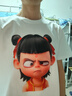 ESCURLTF衣服定做印照片T恤diy來圖定制情侶服裝自定義文字短袖男女班服潮 一件起訂 XL 曬單實拍圖