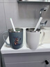 304不銹鋼漱口杯情侶刷牙杯高顏值學(xué)生洗漱杯抗菌牙刷杯牙缸牙杯 304不銹鋼漱口杯【灰色泰迪熊】 曬單實(shí)拍圖