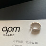 APM Monaco周翊然專屬ZYR摩斯密碼耳骨夾飾品送男友七夕禮物 銀色 曬單實(shí)拍圖