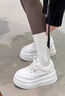 百麗踏真軟皮厚底小白鞋女2025春季新款增高百搭板鞋女透氣運(yùn)動(dòng)鞋子女 黑色 單層 【升級(jí)款專柜版】 38 (240mm) 【標(biāo)準(zhǔn)尺碼】 曬單實(shí)拍圖