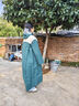 牧萌兒童雨衣男女童帶書(shū)包位防水透氣寶寶時(shí)尚風(fēng)衣式雨披 松針綠 5XL 曬單實(shí)拍圖