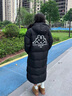 卡帕（Kappa）背靠背長(zhǎng)款羽絨服2024新款男女冬季運(yùn)動(dòng)棉服防寒服K0EZ2YY09D 曬單實(shí)拍圖