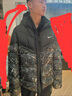 耐克NIKE男風(fēng)行者系列 防風(fēng)拒水 連帽羽絨夾克 HQ4184-010黑/迷彩XL 曬單實(shí)拍圖