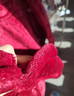 海瀾之家【鴻運(yùn)抱抱絨】紅睡衣女珊瑚絨抗菌抗靜電結(jié)婚喜慶長袖長褲家居服 曬單實(shí)拍圖