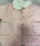 凡獵女童棉服外套冬裝洋氣兒童加絨夾棉加厚保暖棉衣寶寶棉襖冬季 粉色 90 曬單實(shí)拍圖