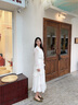百田森法式瑪麗珍女鞋2025春季新款摩卡棕平底單鞋復(fù)古金幣羊皮真皮鞋 墨綠色 37 曬單實拍圖