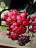 派旦仙夢(mèng)紫氣東來(lái)葡萄餐廳裝飾畫(huà)新中式水果國(guó)畫(huà)實(shí)木玄關(guān)飯廳掛畫(huà)書(shū)房壁畫(huà) C-紫氣東來(lái) 60*60cm【油畫(huà)布+有機(jī)玻璃】 雅致紅木實(shí)木框 曬單實(shí)拍圖