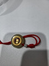 Lossot十二生肖蛇金鑲玉吊墜鑲嵌和田玉平安扣項(xiàng)鏈寶寶長命鎖滿月禮物 曬單實(shí)拍圖