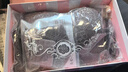 VRSZEE輕奢品牌內衣女無(wú)鋼圈聚攏文胸套裝蕾絲美背小胸上托誘惑比基尼 紫色 85B 曬單實(shí)拍圖