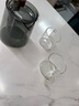 富光 玻璃杯 茶水分離過(guò)濾玻璃泡茶壺涼水壺  按壓內膽大容量冷水壺 品茗杯四只150ml 曬單實(shí)拍圖