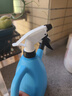 九千谷灑水壺澆花1.3L兩用手壓式噴壺家用澆水壺噴霧器園藝澆花藍色7024 曬單實(shí)拍圖