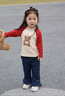 幼歌（YOUGE）【軟牛仔】嬰幼兒春季柔軟不褪色花邊喇叭牛仔褲百搭寬松 牛仔藍(lán) （66-90兩用襠） 90 cm 曬單實拍圖