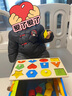 戴維貝拉（DAVE＆BELLA）男童冬裝新款新年羽絨服兒童連帽外套洋氣男寶寶上衣小童衣服 墨黑【現(xiàn)貨】 100cm 【充絨量72g】 曬單實(shí)拍圖