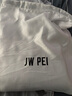 JW PEI梯形包Elise小號凱莉包春夏新款黑色手拎包女包包女士斜挎包2T47 棕色 曬單實(shí)拍圖